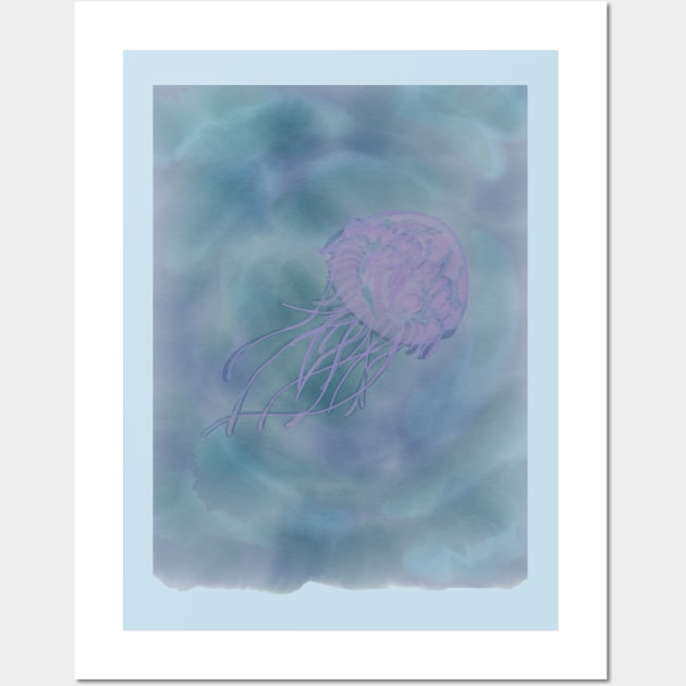 Watercolor Splash Jelly Wall Art by isarol